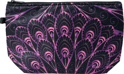 Produktbild von Clayre & Eef Damenkulturtasche 22x13x18 cm Schwarz Polyester