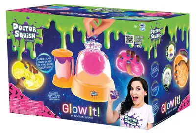 Zdjęcie produktu dla Doctor Squish Glow It!, Zestaw artystyczny dla dzieci, 8 lat(a), Plastik, Wielobarwny