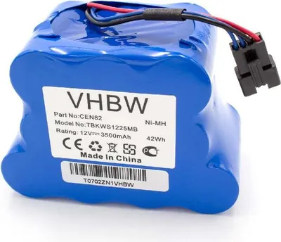 Produktbild von vhbw Akku kompatibel mit Ecovacs Deebot 810, 800, 830, D8-Serie Staubsauger Blau (3500 mAh, 12 V, NiMH)