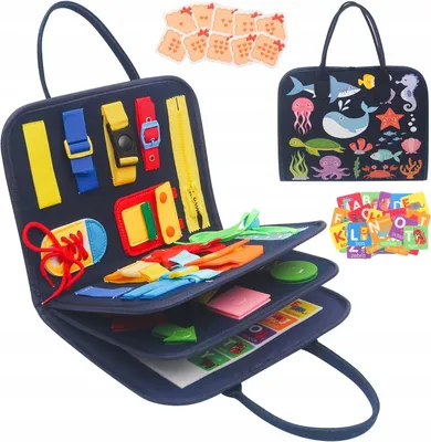 Obrázek produktu pro Vzdělávací senzorická tabule Montessori pro děti s 20 funkcemi