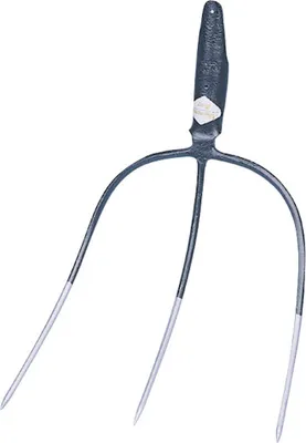 Produktbild von Kerbl Kleegabel mit Federtülle ohne Stiel 3 Zinken 33 x 32 cm