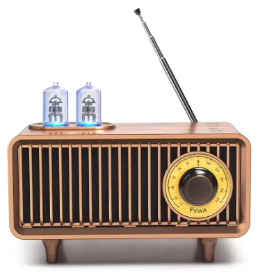Obrázek produktu pro Retro Bluetooth reproduktor s FM rádiem a baterií o kapacitě 1500 mAh, bezdrátový