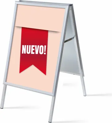 Produktbild von Showdown Kundenstopper - DIN A1 - Komplett-Set - Nuevo Spanisch - Rot/Schwarz