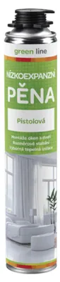 Obrázek produktu pro DEN BRAVEN pěna nízkoexpanzní 750ml pistolová GREEN LINE 40222GR