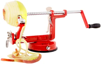 Produktbild von Cosy & Trendy Apfelschäler mit Saugnapf - Rot