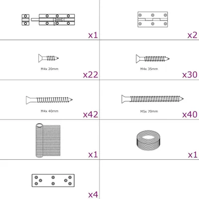Zdjęcie produktu dla vidaXL Klatka dla kur 3x1,5x1,5 m stalowa
