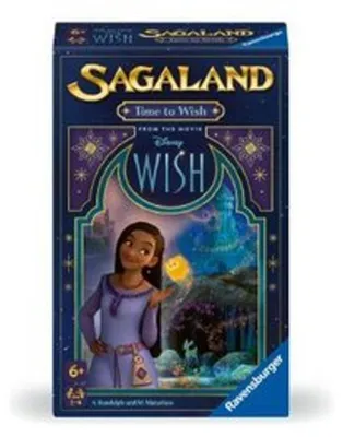 Produktbild von Ravensburger 22649 - Disney Wish Sagaland: Time to Wish - Mitbringspiel für 2-4 Spieler ab 6 Jahren mit den beliebten Charakteren aus dem Kinofilm Disney Wish