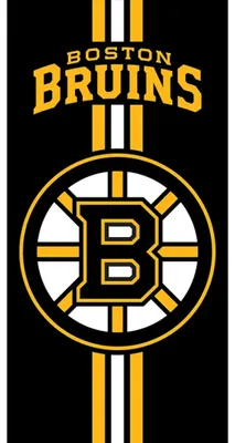 Produktbild von NHL Boston Bruins Prestige Schwarzes Frottiertaschentuch 70x140 cm