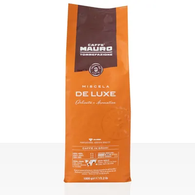 Produktbild von Kaffee Mauro De Luxe Espresso 1kg Kaffeebohnen