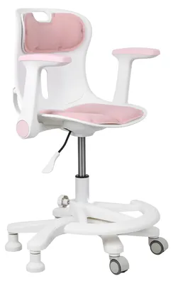 Produktbild von Kinderschreibtischstuhl, ergonomischer Drehstuhl mit Armlehnen und Fußstütze, höhenverstellbarer Computerstuhl für Kinder, Jungen, Mädchen und Schüler