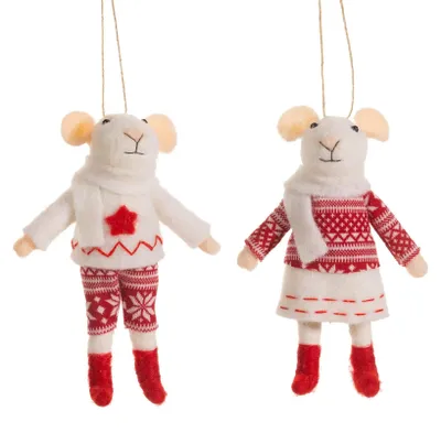 Produktbild von Mauss-Dekorationen für Strickjacken – Set mit 2 Stück – Einzeln verpackt