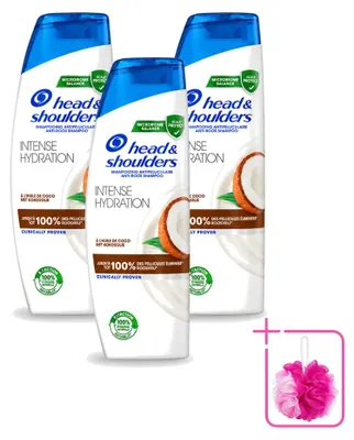 Produktbild von 3 x Head & Shoulders Anti-Schuppen Shampoo Intense Hydration mit Kokosöl 285 ml - Sparpackung - 3 Stücke