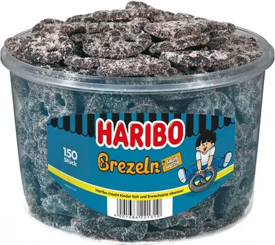 Produktbild von Haribo Salzbrezeln Lakritz 150 Stück