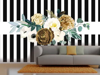 Produktbild von Vlies Fototapete Blumen 400x280 cm Tapeten Wandtapete XXL Abstrakt Pfingrosten Päonie Natur b-C-10161-a-c