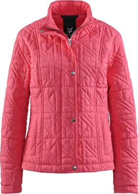 Produktbild von Fuchs & Schmitt Damen Steppjacke Rosa mit Reißverschluss und Leistentaschen, Größe 48