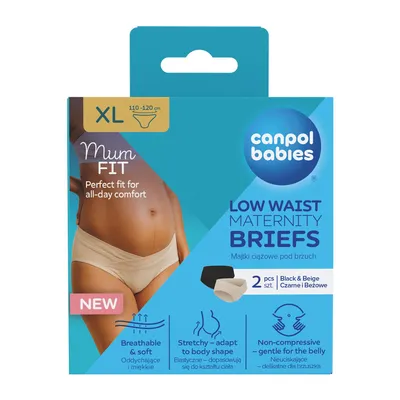 Obrázok produktu pre Canpol babies MumFIT tehotenské nohavičky pod bruškom veľkosť XL 2 ks 78/020