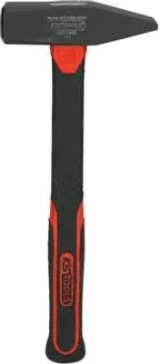 Produktbild von KS Tools 142.1403, Kreuzschlaghammer, Stahl, Glasfaser, Schwarz, 33 cm, 750 g