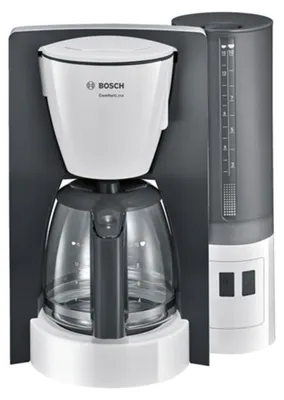Obrázek produktu pro Bosch TKA6A041, Kávovar na překapávanou kávu, Mletá káva, 1200 W, Šedá, Bílá