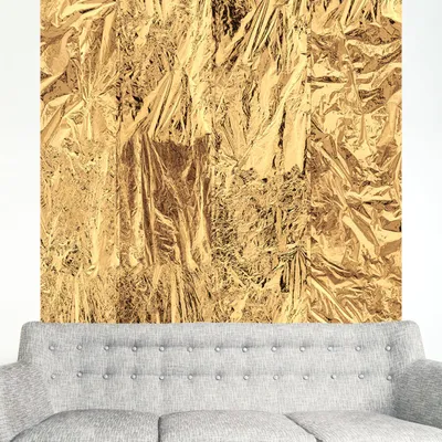 Produktbild von PURO TAPETE selbstklebend 10m Wandtattoo dekorative Möbelfolie Dekorfolie Fotofolie Panel Wandaufkleber Wandposter Wandsticker - Abstrakt Textur gold f-A-0281-j-c