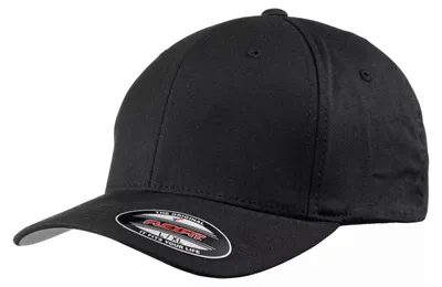 Produktbild von Urban Classics Flexfit Wooly Combed Cap Herren Basecap Einfarbig, Größe: S/M; Farbe: Black