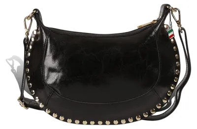 Produktbild von Florence Damen Schultertasche Umhängetasche Tasche schwarz Leder Größe 32x6x20 D2OTF196S1