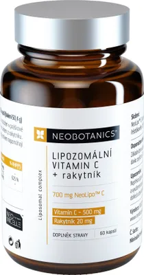 Zdjęcie produktu dla Neobotanics - Liposomalna witamina C + Rokitnik - 60 kapsułek