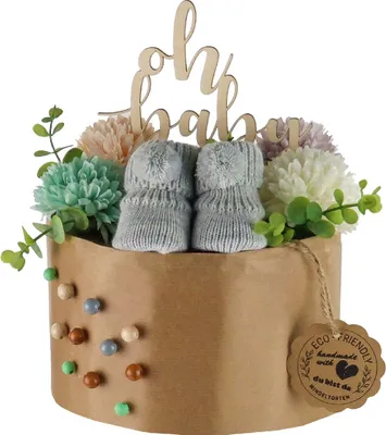 Produktbild von Windeltorte ECO FRIENDLY grey – S / ohne