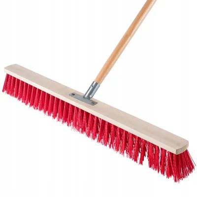 Produktbild von KADAX Besen "Froson", Straßenbesen mit langem Stiel, breiter Besen aus Nylon, 80 cm