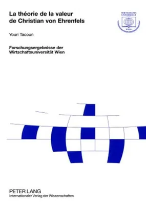Produktbild von La théorie de la valeur de Christian von Ehrenfels