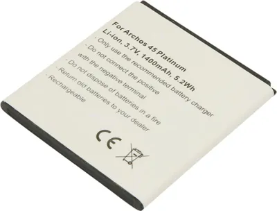 Immagine prodotto di Avizar, Batteria Archos 45 Platinum 3.7V 1400mAh Li-Ion, Bianco