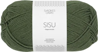 Produktbild von Sandnes Sisu 50g - Norweger Wolle 9573 mosegronn