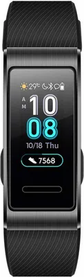 Produktbild von HUAWEI Band 3 Pro Fitnesstracker mit integriertem GPS, AMOLED Touchscreen, NFC, schwarz