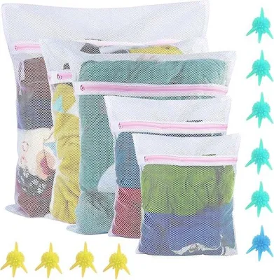 Immagine prodotto di Set Waszak, 5 pezzi, Waszak con cerniera, resistente, 10 salviette smacchianti, per scarpe delicate, abbigliamento per neonati