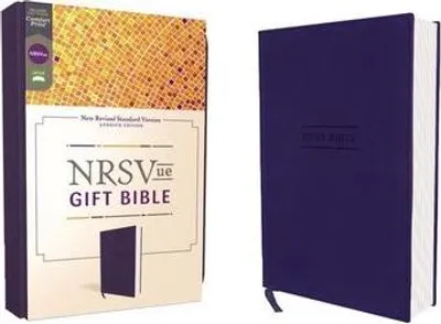 Zdjęcie produktu dla NRSVue, Gift Bible, Leathersoft, Blue, Comfort Print