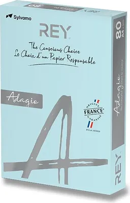 Obrázok produktu pre Farebný papier Rey Adagio intenzívna sýtosť, 500 listov, str. modrá