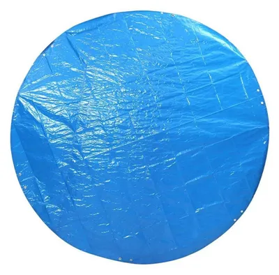 Zdjęcie produktu dla Pokrywa do basenu, okrągła, średnica 244 cm, pokrywa solarna, z sznurkiem
