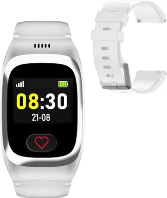 Produktbild von James B8 Senioren Smartwatch Notrufuhr SOS Knopf & GPS Sturzerkennung Telefon