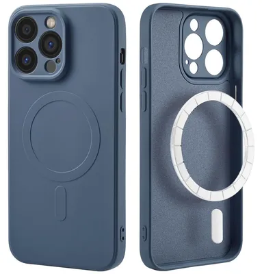 Imagen del producto de Funda de Colores con MagSafe para Apple iPhone 14 Pro Max - Azul oscuro