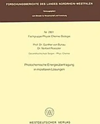 Obrázek produktu pro Photochemische Energieübertragung in mizellaren Lösungen