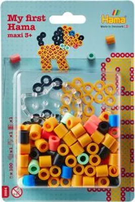 Produktbild von Hama Bügelperlen maxi Hund 100 Stück Blister