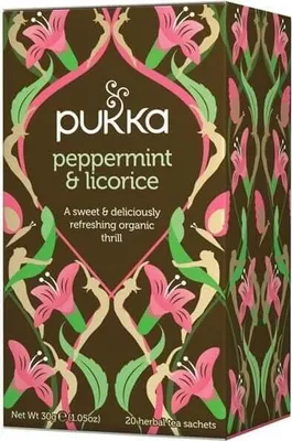 Produktbild von Pfefferminz & Süßholztee  20 PUKKA Beutel
