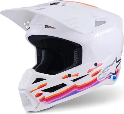 Image de Alpinestars Casque Sm3 Force Blanc Brillant taille: 2XL