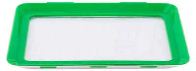 Produktbild von Lebensmittelaufbewahrungstablett, wiederverwendbarer Organizer, langlebiges Material, grün