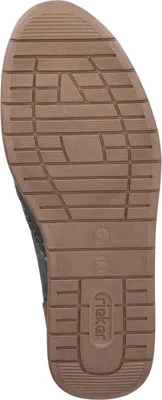 Produktbild von Rieker Herren Slipper Halbschuh Mesh Gummizug 11954, Größe:42 EU, Farbe:Grau