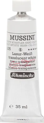 Schmincke 35ml MUSSINI Lasur-Weiss Öl  10 105 009