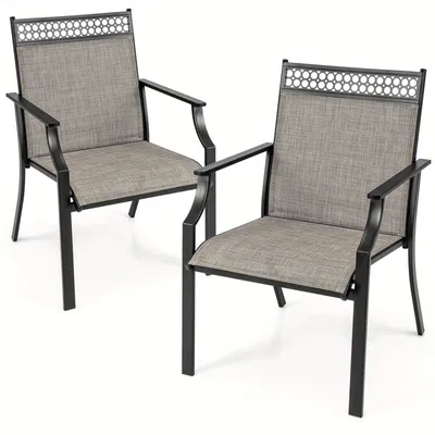 Immagine prodotto di Sedie da giardino - Poltrone da esterno - Set di sedie da giardino - Sedie per terrazza - Sedie per balcone - Tessuti resistenti agli agenti atmosferici