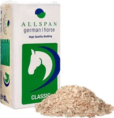 Produktbild von ALLSPAN 24kg Einstreu German Horse Span Classic bei Huferkrankungen Atemwegserkrankungen