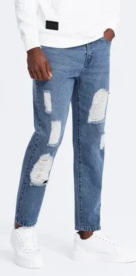 Produktbild von Ombre Clothing Denim-Hosen für Männer Hamas dunkelblau XL