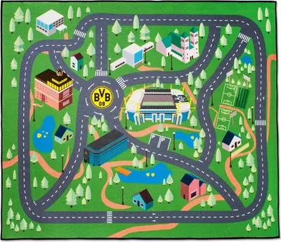 Produktbild von Borussia Dortmund BVB Spielteppich