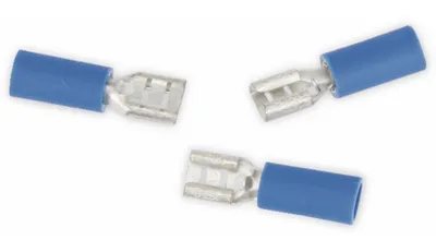 Produktbild von Flachsteckhülse, 4,8mm, 2,5mm², blau, 10 Stück